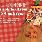 Pizza Amatriciana a Il Cuore de Reus per ajudar les víctimes del terratrèmol d'Itàlia