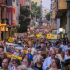 Manifestació unitària de commemoració de l'1-O a Tarragona