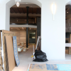 Imatge de l'estat actual de les obres interiors del nou restaurant situat al Serrallo.