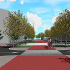 Imagen de cómo quedará la zona que se utilizó durante la presentación del proyecto, en el 2015.