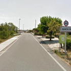 Imatge d'entrada al municipi de Santa Oliva.