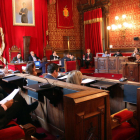 Pla general del ple ordinari de l'Ajuntament de Tarragona, en el qual s'han debatut diverses mocions relacionades amb els Jocs Mediterranis, el 18 de novembre del 2016