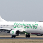 Imagen de archivo de un avión de la compañía Transavia.