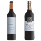 Les ampolles dels nous vins a la venda Caprici i Armónico.