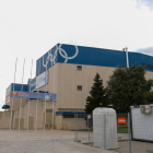 Façana lateral del Pavelló Olímpic Municipal.