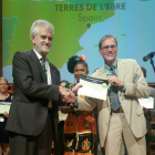 El Presidente del Patronato de Turismo de la Diputación de Tarragona, Martí Carnicer, recogió el galardón.