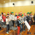 El alcalde de Vila-seca, Josep Poblet, recibió a los alumnos de la Canaleta.