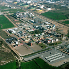 Imagen aérea de la fábrica de Bayer en Tarragona.