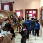Imatge dels alumnes que han visitat el Museu.