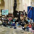 Centenars d'alumnes de les escoles de Tarragona en l'acte dels Sembradors d'Estels.