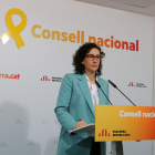 Marta Rovira en el Consell Nacional d'ERC.