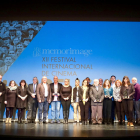 Pla obert dels premiats a la dotzena edició del 'Memorimage' de Reus. Imatge de l'11 de novembre de 2017