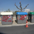 Amb aquesta acció s'eliminaran els grafitis pintats als contenidors.