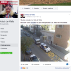Imatge de la publicació que va suscitar el comentari ofensiu envers la Policia Local de Valls.