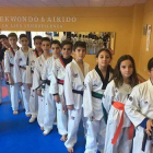 Imagen de los integrantes de la sección de Taekwondo de la Lira Vendrellenca.