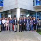 Fotografia de la visita dels empresaris de l'Associació d'Empreses de Serveis de Tarragona al Port de Tarragona.