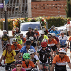 Manifestación de ciclistas en la demarcación de Alicante, dónde una conductora que dio positivo en alcoholemia y drogas atropelló a seis ciclistas. Tres ciclistas acabaron muriendo.