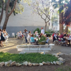 Imagen de la cena de bienvenida del verano a la Residencia de Abuelos de La Muntanyeta.
