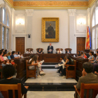 Imatge de l'Audiència Pública en què el Consell d'Infants Ciutadans ha presentat les seves propostes.