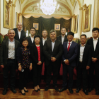 La delegación China también visitó el Barrio Antiguo, el Instituto de Estudios Vallenses, el polígono industrial y la Bodega Adernats de Nulles