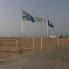 Imagen de la bandera Ecoplayas 2017 de una de las playas de Torredembarra.