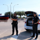 Dos policías locales de Altafulla.