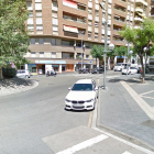 El accidente se produjo en este cruce de la calle Pere Martell.