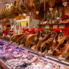 El jamón es uno de los productos que tienen más salidas a lo largo de las compras navideñas.