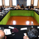 La primera reunió al saló de plens de Flix de la Comissió de Seguiment d'experts de la contaminació al municipi.