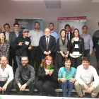 Imatge de grup dels guanyadors de la 2a edició del programa Tarragona Open Future.
