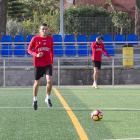 Ramon Folchdurant un dels entrenaments d'aquesta temporada, al verd de Riudoms.