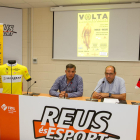 El regidor d'Esports, Jordi Cervera, i el director de la Volta, Joan Carles Ferran, en la presentació.