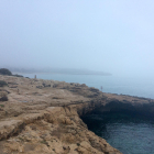 Imagen de la playa de la Arrabassada y el 'desaparecido' preventori de la Savinosa.