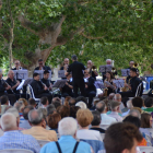 Imagen del concierto de la Banda Comarcal Terra Alta el pasado 21 de junio.