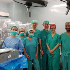El equipo de cirugía robótica del Hospital Juan XXIII de Tarragona.