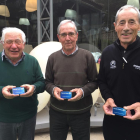 Manel Gispert, Jordi Farriol i Antonio Pedrola, socis fundadors del Tennis Salou.