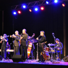 La Vella Dixieland durant el seu concert a Ascó.