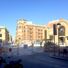 L'estat actual de la plaça Corsini.