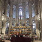 La Catedral de Tortosa con la nueva iluminación. Imagen del 26 de mayo del 2017