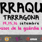 El cartell de les Barraques de Tarragona d'aquest 2017, amb la farse «prou abusos de la Guàrdia Urbana».