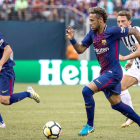 Messi i Neymar durant el partit del passat cap de setmana contra la Joventus