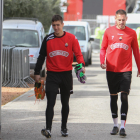 Edgar Badia i David Querol són dos dels futbolistes que han renovat contracte a Reus.