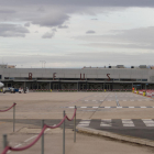 Una imatge d'arxiu d'un avió de Ryanair a la pista de l'Aeroport de Reus.
