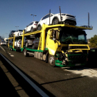 Dos camions han xocat a l'A-7 a Tarragona.