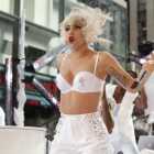 La cantante Lady Gaga durante una actuación en el Rockefeller Center de Nova York