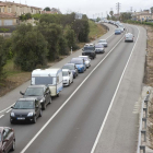 Imatge d'arxiu de retencions de vehicles a l'N-340, a l'alçada de Roda de Berà.