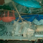 Imatge dels explosius trobats en un habitatge de la Bisbal de Falset.