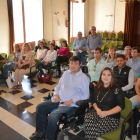 Los participantes a los programas en el Ayuntamiento de Tarragona este martes.