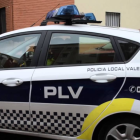 Imatge d'arxiu d'un vehicle de la Policia Local de València.