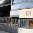 Imatge exterior de la seu del CTTI a l'Hospitalet de Llobregat on ha entrat la Guàrdia Civil aquest 20 d'octubre.